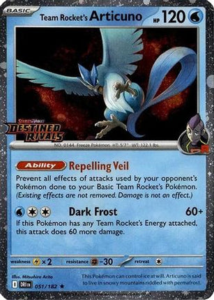 Team Rocket's Articuno (Destined Rivals Stamp) - 51/null [Miscellaneous Cards & Products] Holofoil