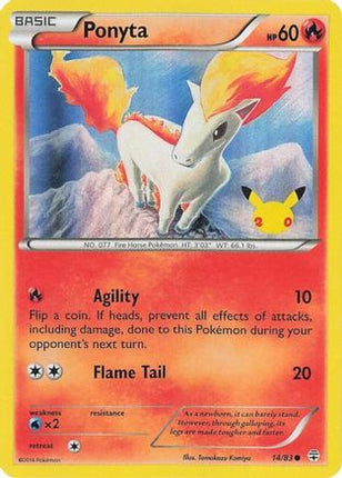 Ponyta (UK Exclusive Promo) - 14/null [Miscellaneous Cards & Products] Holofoil