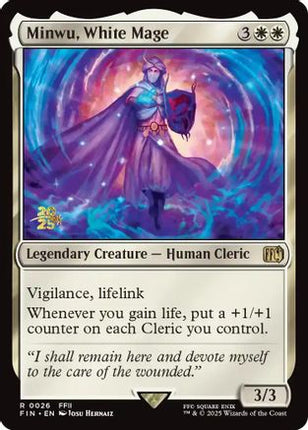 Minwu, White Mage [Prerelease Cards] Foil