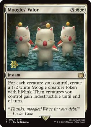 Moogles' Valor [Prerelease Cards] Foil
