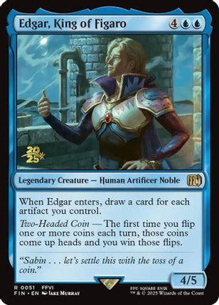 Edgar, King of Figaro [Prerelease Cards] Foil