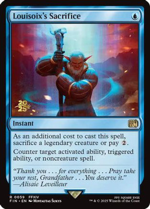 Louisoix's Sacrifice [Prerelease Cards] Foil