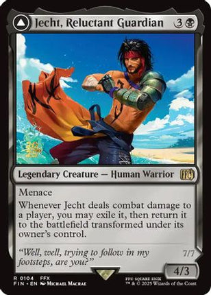 Jecht, Reluctant Guardian [Prerelease Cards] Foil