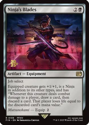 Ninja's Blades [Prerelease Cards] Foil