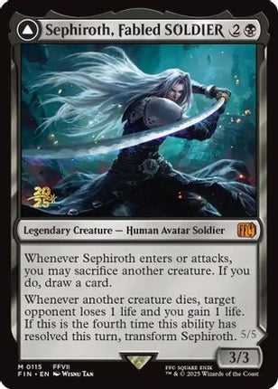Sephiroth, Fabled SOLDIER [Prerelease Cards] Foil