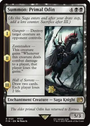 Summon: Primal Odin [Prerelease Cards] Foil