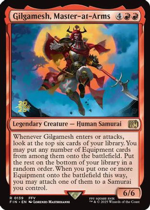 Gilgamesh, Master-at-Arms [Prerelease Cards] Foil