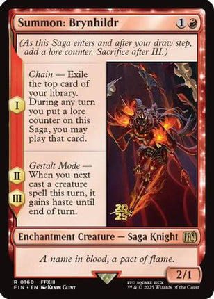 Summon: Brynhildr [Prerelease Cards] Foil