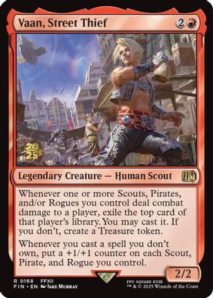 Vaan, Street Thief [Prerelease Cards] Foil