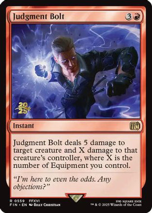 Judgment Bolt [Prerelease Cards] Foil