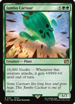 Jumbo Cactuar [Prerelease Cards] Foil