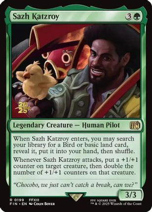 Sazh Katzroy [Prerelease Cards] Foil