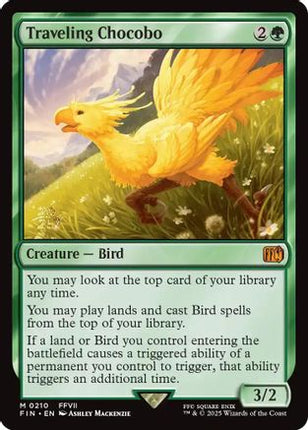 Traveling Chocobo [Prerelease Cards] Foil