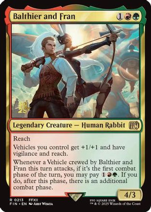 Balthier and Fran [Prerelease Cards] Foil