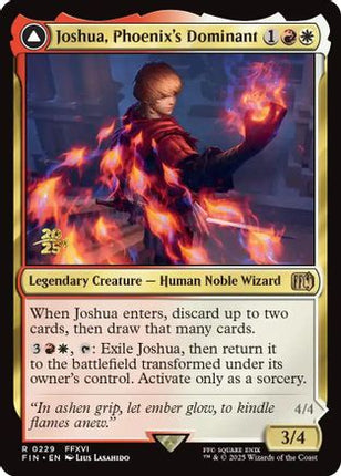 Joshua, Phoenix's Dominant [Prerelease Cards] Foil