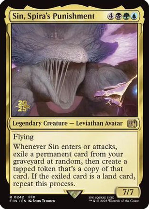 Sin, Spira's Punishment [Prerelease Cards] Foil