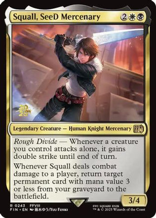 Squall, SeeD Mercenary [Prerelease Cards] Foil