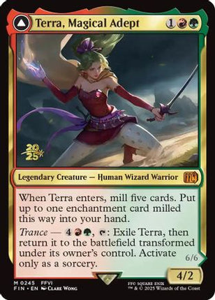 Terra, Magical Adept [Prerelease Cards] Foil