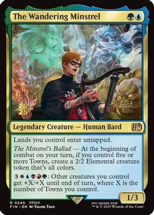 The Wandering Minstrel [Prerelease Cards] Foil