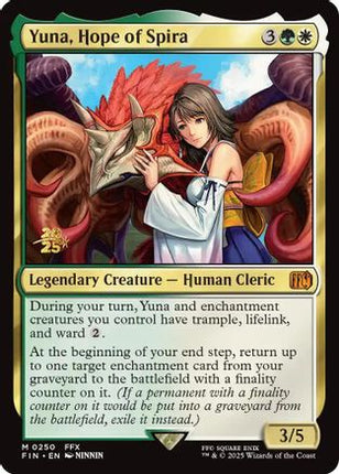 Yuna, Hope of Spira [Prerelease Cards] Foil