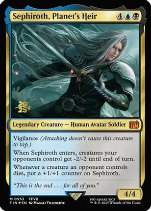 Sephiroth, Planet's Heir [Prerelease Cards] Foil