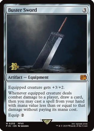 Buster Sword [Prerelease Cards] Foil
