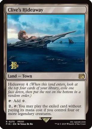 Clive's Hideaway [Prerelease Cards] Foil