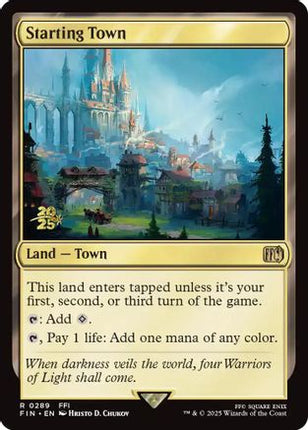 Starting Town [Prerelease Cards] Foil