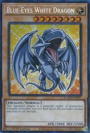 Blue-Eyes White Dragon [BLMM-EN001] Secret Rare 1st Edition