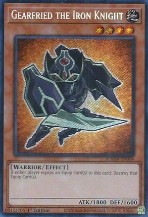 Gearfried the Iron Knight [BLMM-EN004] Secret Rare 1st Edition