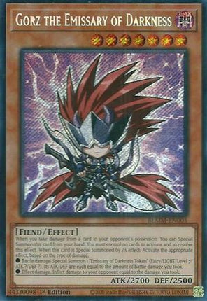 Gorz the Emissary of Darkness [BLMM-EN005] Secret Rare 1st Edition