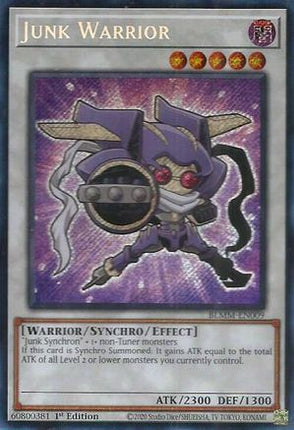 Junk Warrior [BLMM-EN009] Secret Rare 1st Edition