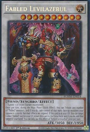 Fabled Levilazebul [BLMM-EN014] Secret Rare 1st Edition