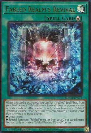 Fabled Realm's Revival [BLMM-EN015] Ultra Rare 1st Edition