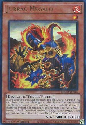 Jurrac Megalo [BLMM-EN016] Ultra Rare 1st Edition