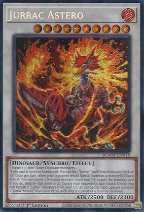 Jurrac Astero [BLMM-EN018] Secret Rare 1st Edition