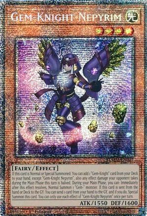 Gem-Knight Nepyrim  [BLMM-EN021] Starlight Rare 1st Edition