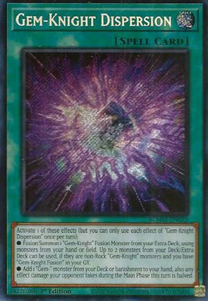 Gem-Knight Dispersion [BLMM-EN023] Secret Rare 1st Edition