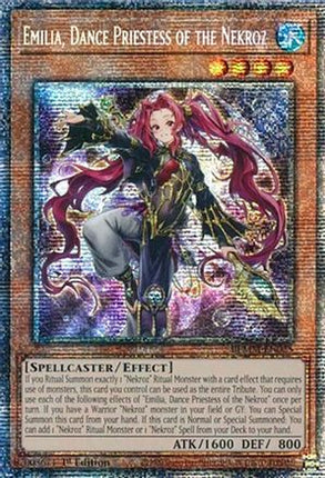 Emilia, Dance Priestess of the Nekroz  [BLMM-EN025] Starlight Rare 1st Edition