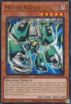 Motor Kaiser [BLMM-EN028] Ultra Rare 1st Edition