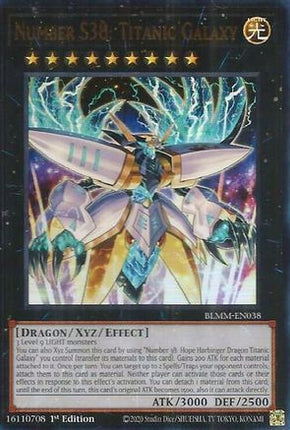 Number S38: Titanic Galaxy [BLMM-EN038] Ultra Rare 1st Edition