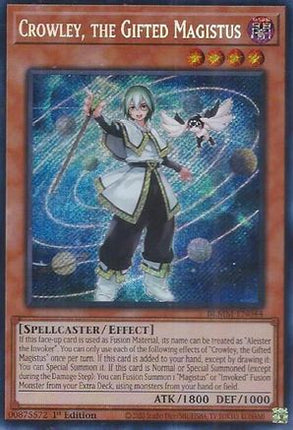 Crowley, the Gifted Magistus [BLMM-EN044] Secret Rare 1st Edition