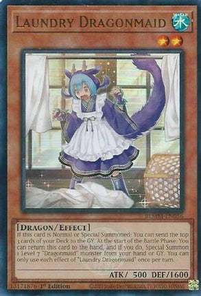 Laundry Dragonmaid [BLMM-EN056] Ultra Rare 1st Edition