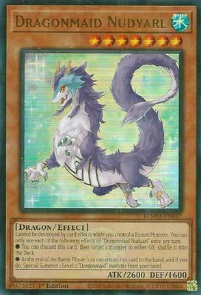 Dragonmaid Nudyarl [BLMM-EN057] Ultra Rare 1st Edition