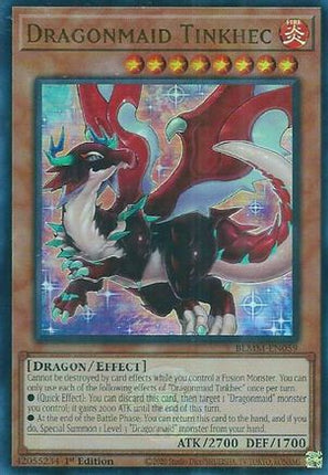 Dragonmaid Tinkhec [BLMM-EN059] Ultra Rare 1st Edition