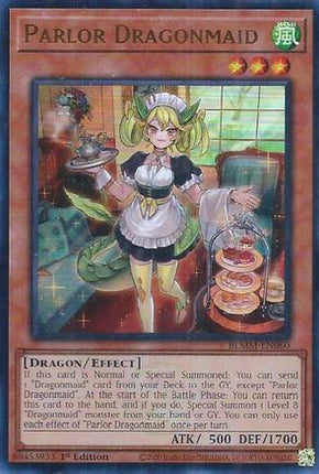 Parlor Dragonmaid [BLMM-EN060] Ultra Rare 1st Edition