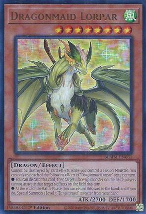 Dragonmaid Lorpar [BLMM-EN061] Ultra Rare 1st Edition