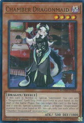 Chamber Dragonmaid [BLMM-EN062] Ultra Rare 1st Edition