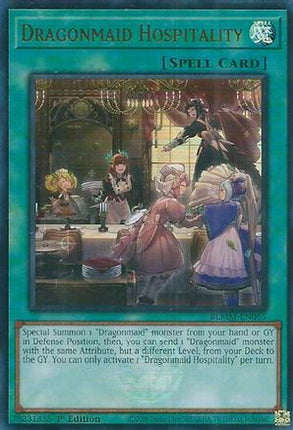 Dragonmaid Hospitality [BLMM-EN065] Ultra Rare 1st Edition