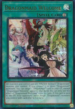Dragonmaid Welcome [BLMM-EN066] Ultra Rare 1st Edition